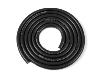 Kábel Powerflex 12AWG so silikónovou izoláciou čierny (1 m)