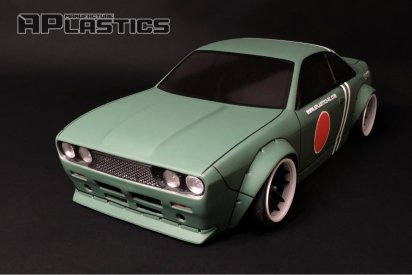 Karoséria APlastics - Nissan S14 Boss 510 Bluebird - 1/10, 200/205mm