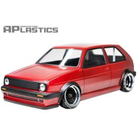 Karoséria APlastics - VW Golf MK2 - 1/10, 195 mm