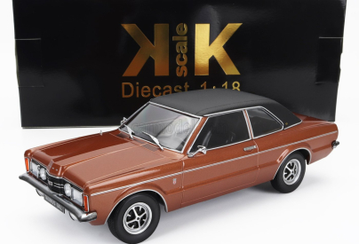 Kk-scale Ford england Taunus Gxl s vinylovou strechou 1971 1:18 Copper Matte Black