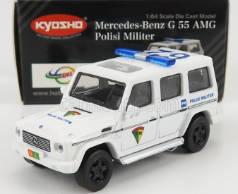 Kyosho Mercedes benz triedy G G55 Amg Polisi 2018 1:64 Biela