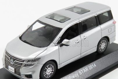 Kyosho Nissan Elgrand Minibus Highway Star 2014 1:43 Brillant Silver Met