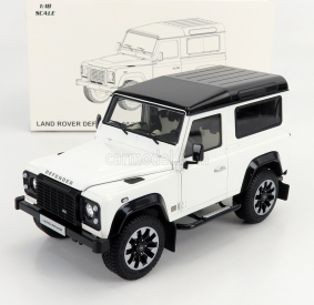 LCD model Land rover Defender 90 Works V8 70th Edition 2018 1:18 White