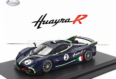 LCD model Pagani Huayra R N 2 2017 1:64 Blue Carbon