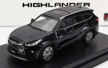 LCD model Toyota Highlander 2022 1:64 Black