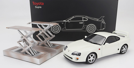 LCD model Toyota Supra Mkiv (a80) Coupe 1993 1:18 Biela