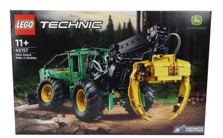 Lego John deere Lego Technic - 948l-ii Traktor so šmykom 2018 - 1492 dielikov Zeleno-žltá