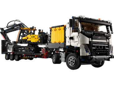 LEGO Technic - Nákladné auto Volvo FMX a elektrické rýpadlo Volvo EC230