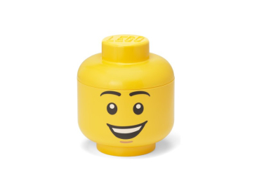 LEGO úložná hlava malá - šťastný chlapec