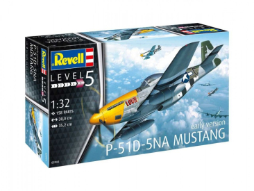 Lietadlo Plastic ModelKit 03944 - P-51D-5NA Mustang (1:32)