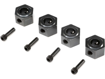 Losi Šesťhranný nosič kolies CNC 12mm (4): LMT