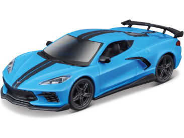 Maisto Chevrolet Corvette Stingray Coupe 2020 1:41 modrá