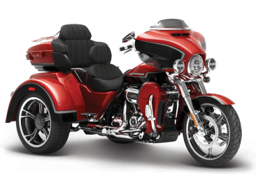 Maisto Harley-Davidson Trikes - CVO Tri Glide 2021 1:12 červená metalíza