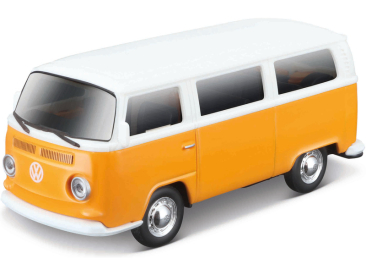 Maisto Volkswagen Type 2 Bus 1971 1:42 bielo-oranžový