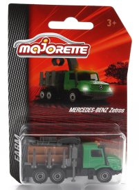 Majorette Mercedes Benz Zetros Truck 3-assi 2000 1:64 zelená