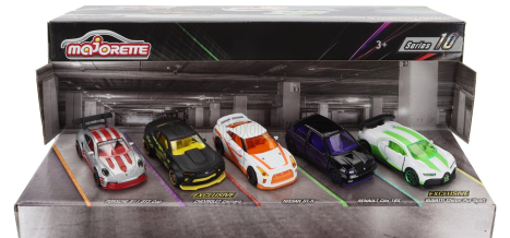 Majorette Porsche Set 5x 911 992 Gt3 Cup - Chevrolet Camaro - Nissan Gt-r - Renault Clio 16v - Bugatti Chiron Pur Sport 1:64 Rôzne