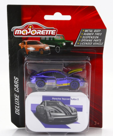 Majorette Porsche Taycan Turbo S 2019 1:64 Modrá žltá