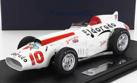 Maserati modely Maserati Tipo 420 M/58 Eldorado N 10 500 Miglia Monza 1958 Stirling Moss - Ralph Liguori 1:18 Biela