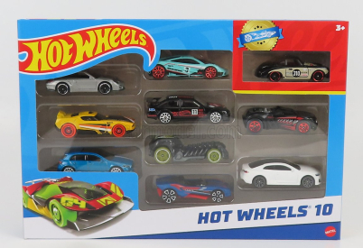 Mattel hot wheels Ford england Set Assortment 10 ks Závodné auto 1:64 Rôzne