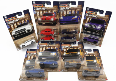 Mattel hot wheels Mercedes benz Set Assortment 10 Pieces Best Of Germany - 5 Series 1:64 Various