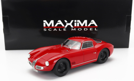 Maxima Alfa romeo Atl Sport Coupe 2000 1968 - čierne kolesá 1:18 Rosso Alfa Red