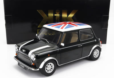 Mini Cooper Rhd 1992 s Union Jack 1:12 zelená biela