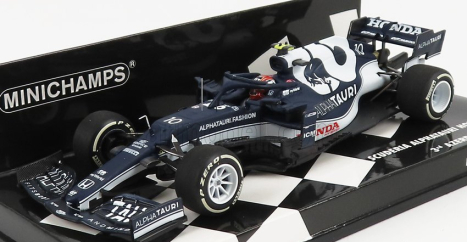 Minichamps Alpha tauri F1 At02 Honda Ra620h Team Alpha Tauri N 10 3rd Azerbaijan Gp 2021 Pierre Gasly 1:43 Biela modrá