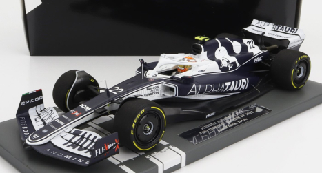 Minichamps Alpha Tauri F1 At03 Honda Team Alpha Tauri N 22 Bahrain Gp 2022 Yuki Tsunoda 1:18 Biela modrá