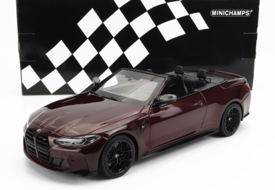 Minichamps BMW radu 4 M4 (g83) Cabriolet 2020 1:18 červená met.