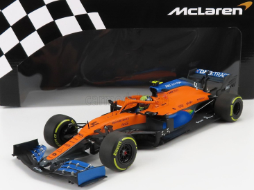 Minichamps Mclaren F1 Mcl35 Renault Team Mclaren N 4 3. Austrian Gp 2020 Lando Norris 1:18 oranžová modrá