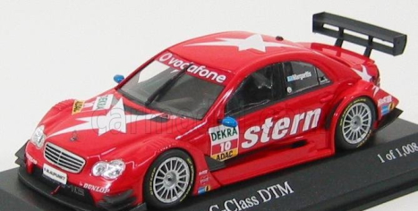 Minichamps Mercedes benz C-class N 10 Stern Dtm 2007 - A. Margaritis 1:43 Červená