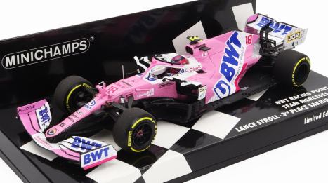 Minichamps Mercedes bwt F1 Rp20 Team Sportpesa Racing Point N 18 3rd Sakhir Gp 2020 L.stroll 1:43 Ružová Matt Blue