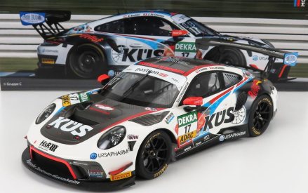 Minichamps Porsche 911 991-2 Gt3 R Team Kues 75 Bernhard N 17 Adac Gt Masters Hockenheim 2020 K.bachler - S.de Silvestro - Stefan Bellof Tribute 1:18 čierna biela červená