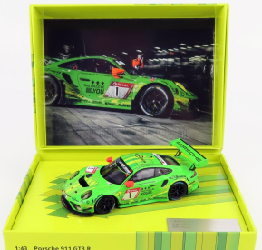 Minichamps Porsche 911 991-2 Gt3 R Team Manthey Racing N 1 24h Vln Nurburgring 2019 R.lietz - F.makowiecki - P.pilet - N.tandy 1:43 Green