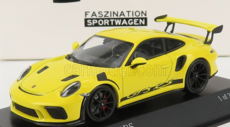 Minichamps Porsche 911 991-2 Gt3 Rs Coupe 2018 - čierne disky 1:43 Racing Yellow