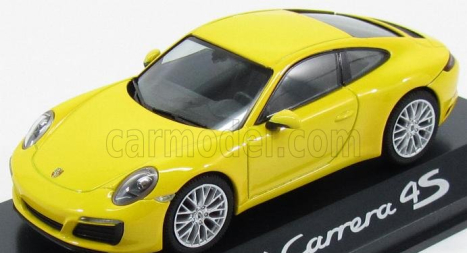 Minichamps Porsche 911 991 Carrera 4s 2014 1:43 Žltá