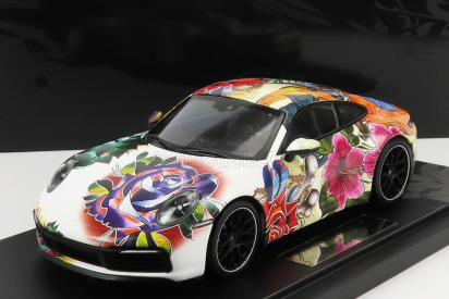 Minichamps Porsche 911 Carrera 4s Coupe Flower Design 2019 1:18 Rôzne