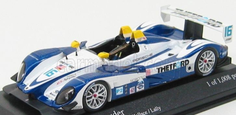 Minichamps Porsche Rs Spider N 16 Dyson Racing 12h Sebring 2007 Wallace - Leitzinger - Lally 1:43 Bielo modrá