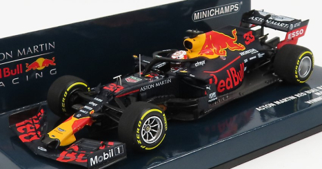 Minichamps Red bull F1 Rb15 Team Aston Martin N 33 Winner Brazilian GP 2019 Max Verstappen 1:43 Matná modrá žltá