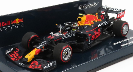 Minichamps Red bull F1 Rb16b Honda Ra620h Team Aston Martin N 11 Winner Azerbaijan Gp 2021 Sergio Perez 1:43 Matná modrá žltá červená