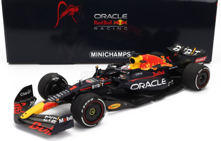 Minichamps Red bull F1 Rb18 Team Oracle Red Bull Racing N 1 Winner Austin Usa Gp Majster sveta 2022 Max Verstappen 1:18 Matná modrá žltá červená