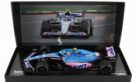 Minichamps Renault F1 A522 Team Alpine Bwt N 31 Australian GP 2022 Esteban Ocon 1:18 Modrá Ružová