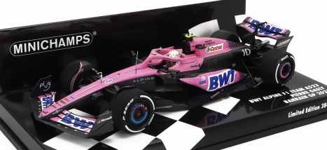 Minichamps Renault F1 A523 Team Bwt Alpine N 10 Sezóna 2023 Pierre Gasly 1:43 Modrá Ružová