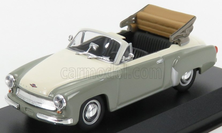 Minichamps Wartburg A311 Cabriolet 1958 1:43 sivá biela