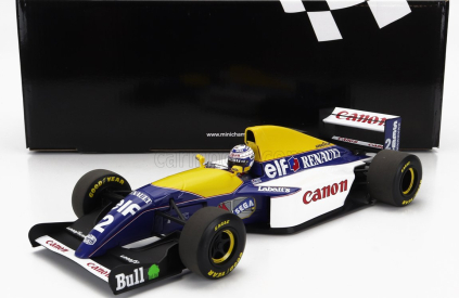 Minichamps Williams F1 Fw15c Renault N 2 Majster sveta sezóna 1993 Alain Prost 1:18 Modrá žltá biela