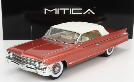 Mitica Cadillac Eldorado Biarritz Cabrio Closed 1962 1:18 Pink Met