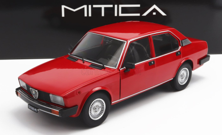 Mitica-diecast Alfa romeo Alfetta Berlina 2000l 1978 - Cerchi Millerighe Wheels 1:18 Rosso Alfa 501 Red