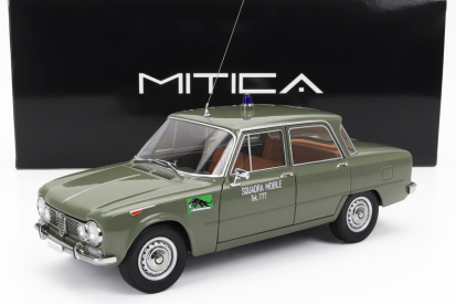 Mitica-diecast Alfa romeo Giulia 1.6 Ti Polizia Milano 1963 - Squadra Mobile Tel. 777 1:18 Verde Lucido - zelená