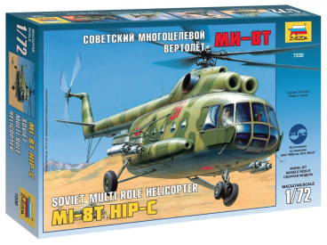 Model Kit Helicopter 7230 - Sovietsky vrtuľník MIL MI-8T (1:72)