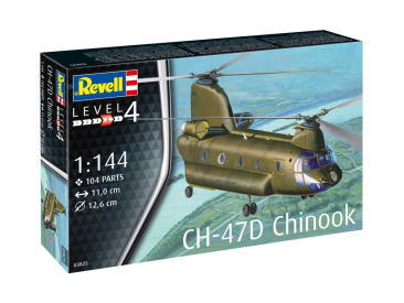 ModelSet Vrtuľník 63825 - CH-47D Chinook (1:144)